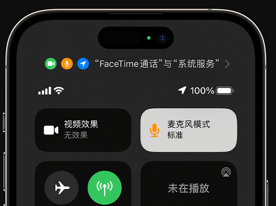 昌黎苹果授权维修网点分享iPhone在通话时让你的声音更清晰 