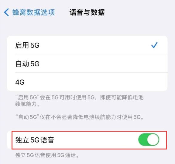 昌黎苹果14维修分享iPhone 14 Pro如何开启VoNR 